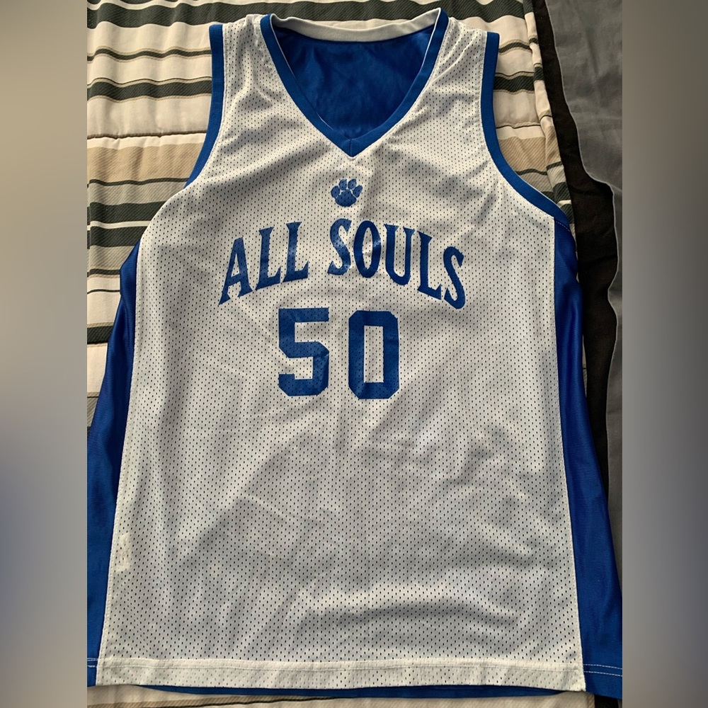 Mens reversible basketball jersey